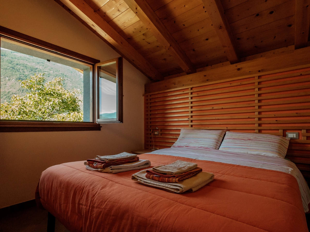 La camera monte Masuccio del San Bernardo Foresteria Lombarda