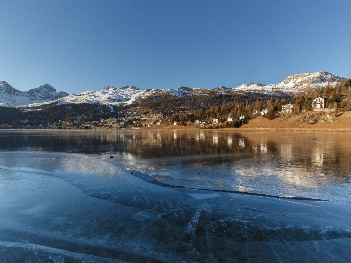 il lago ghiacciato di St.Moritz il lago ghiacciato di St.Moritz