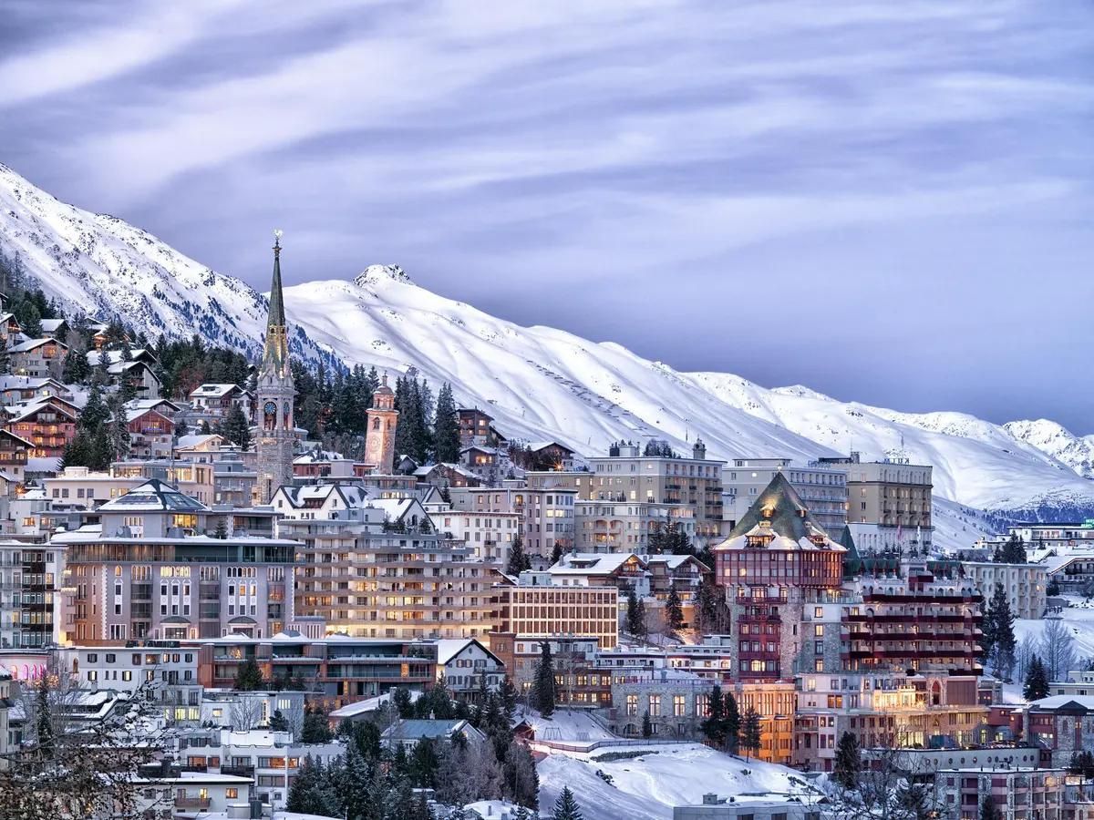 Ski line di St.Moritz