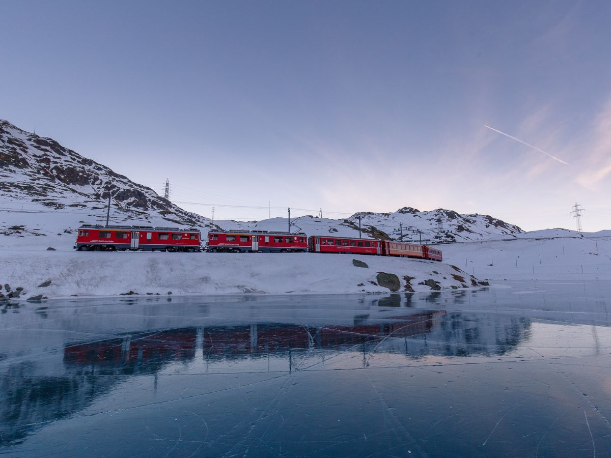 Trenino ad Ospizio Bernina
