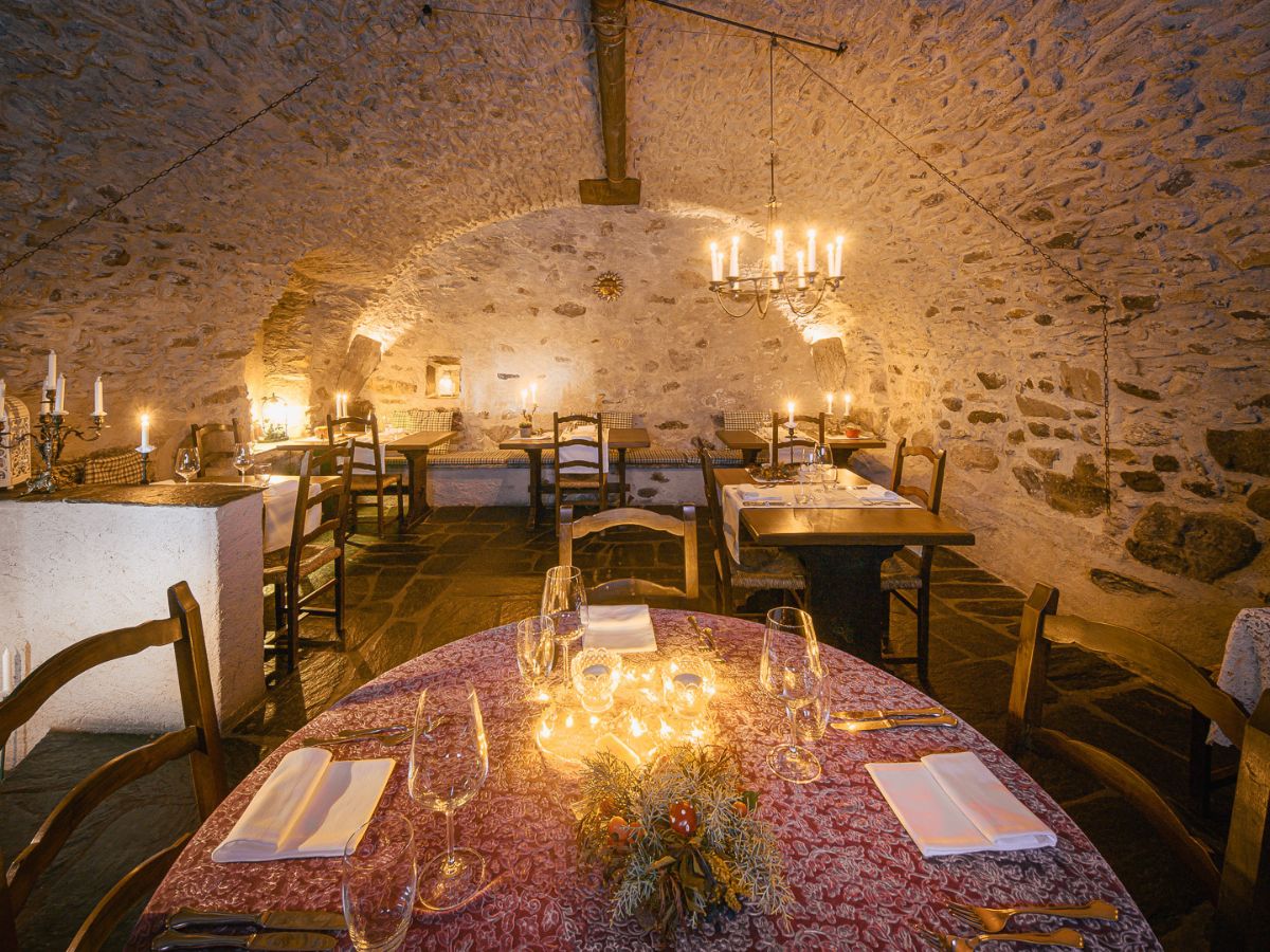 Cena romantica in crotto