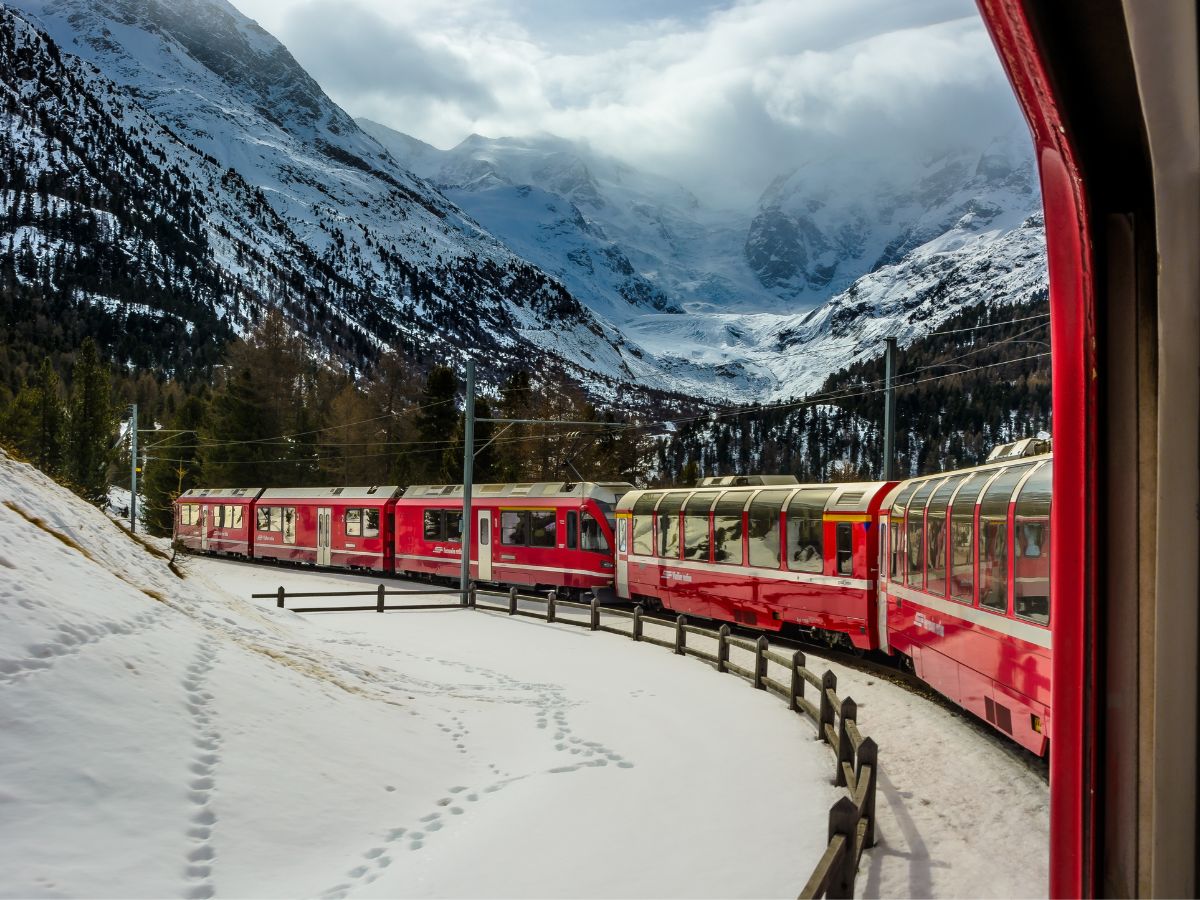 San Valentino sul treno del Bernina