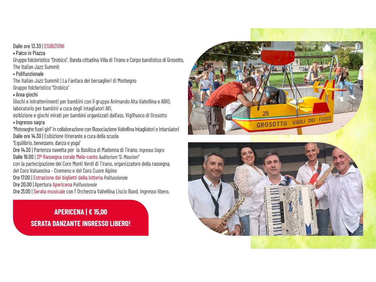 Programma 13 ottobre