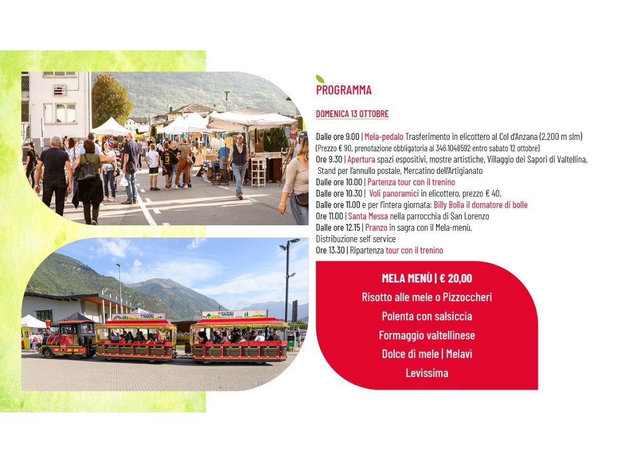 Programma 13 ottobre