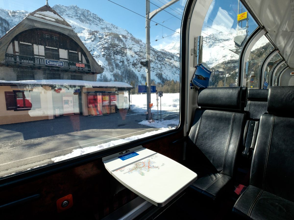 Tour sul Bernina Express