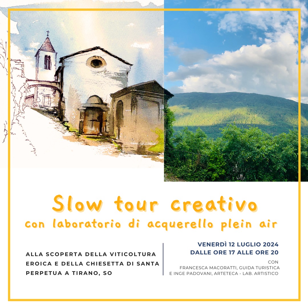 Slow tour con laboratorio acquerello